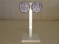 harsoorringen met zwart-wit patroon